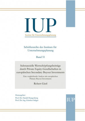 Substanzielle Wertschöpfungsbeiträge durch Private Equity-Gesellschaften in euro