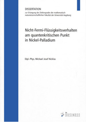 Nicht-Fermi-Flüssigkeitsverhalten am quantenkritischen Punkt in Nickel-Palladium